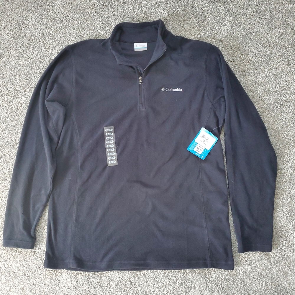 Columbia Men's Med Klamath 1/4 Zip Fleece Sweater